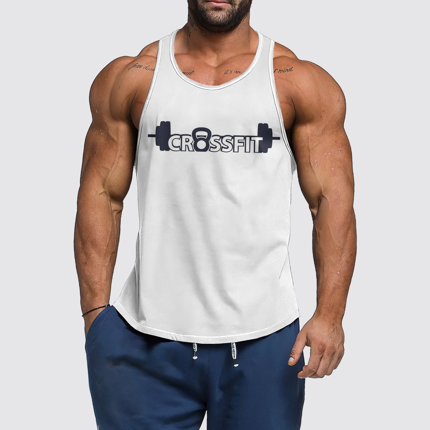 Ultimate Gym Tank Top for Men: Stay Cool and Comfy During Intense Workouts- AA01454
