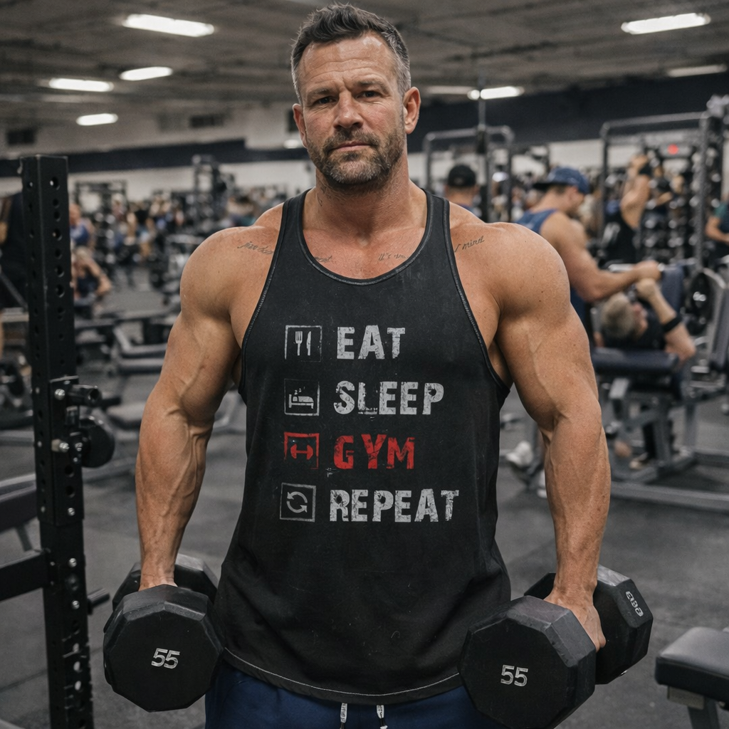 Ultimate Gym Tank Top for Men: Stay Cool and Comfy During Intense Workouts- AA02588