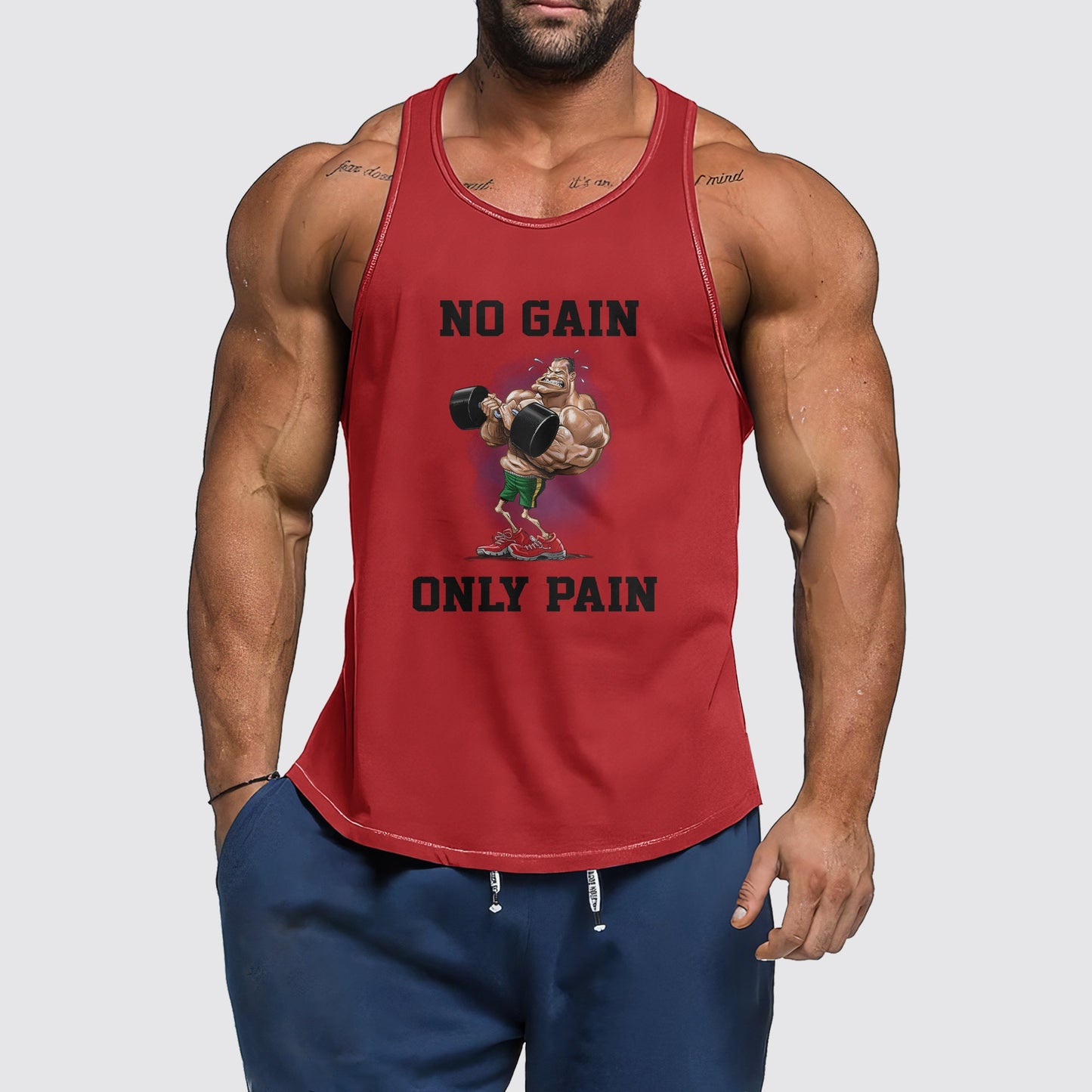 Ultimate Gym Tank Top for Men: Stay Cool and Comfy During Intense Workouts- AA04074