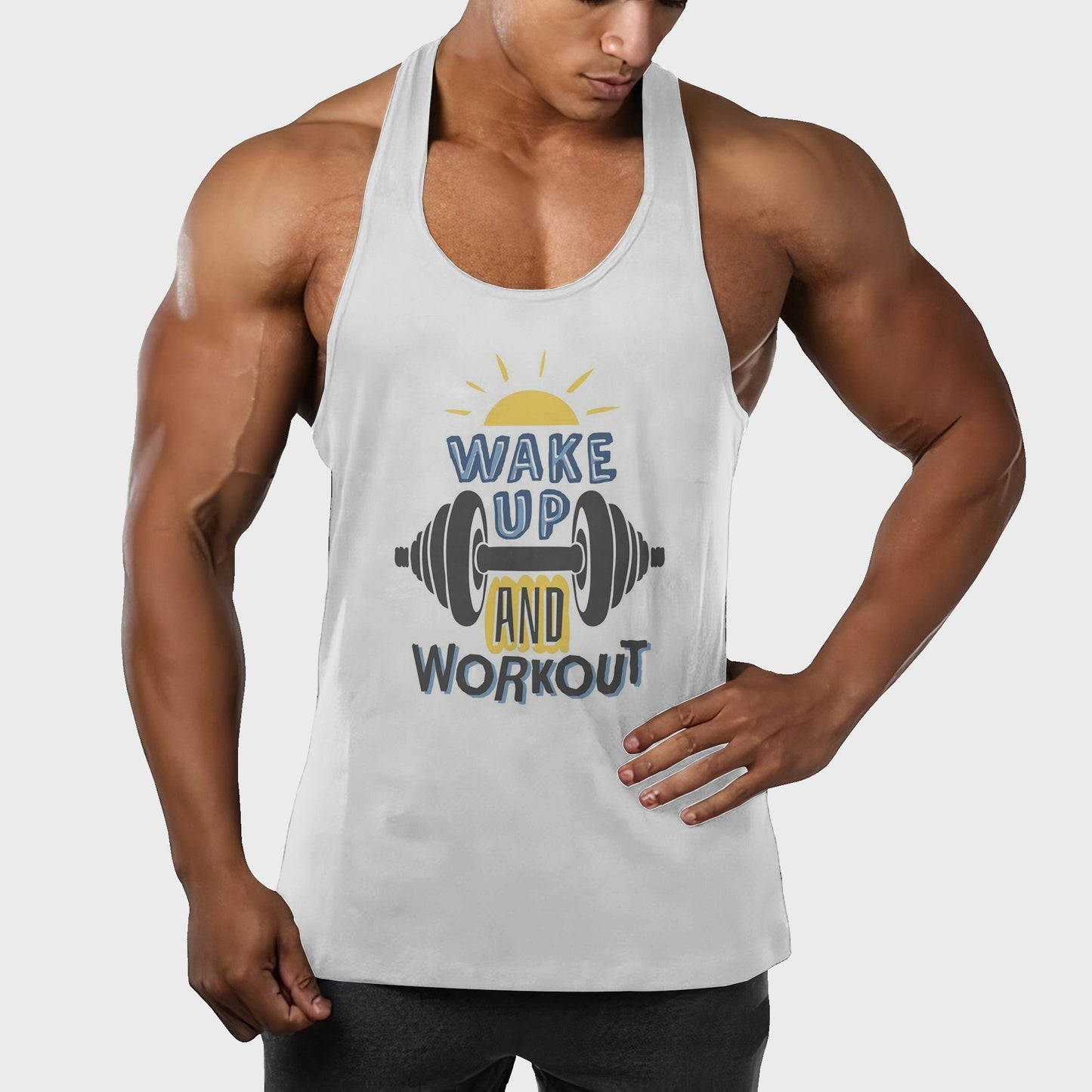 Customizable Bodybuilding Racerback Tank Top- AA04400