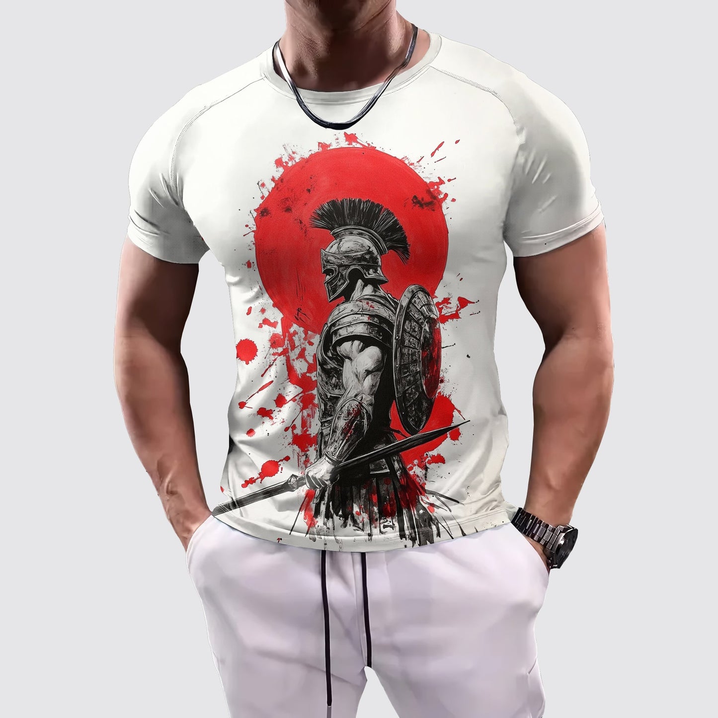 Warrior 3D Tight-Fitting Tee- AA05933