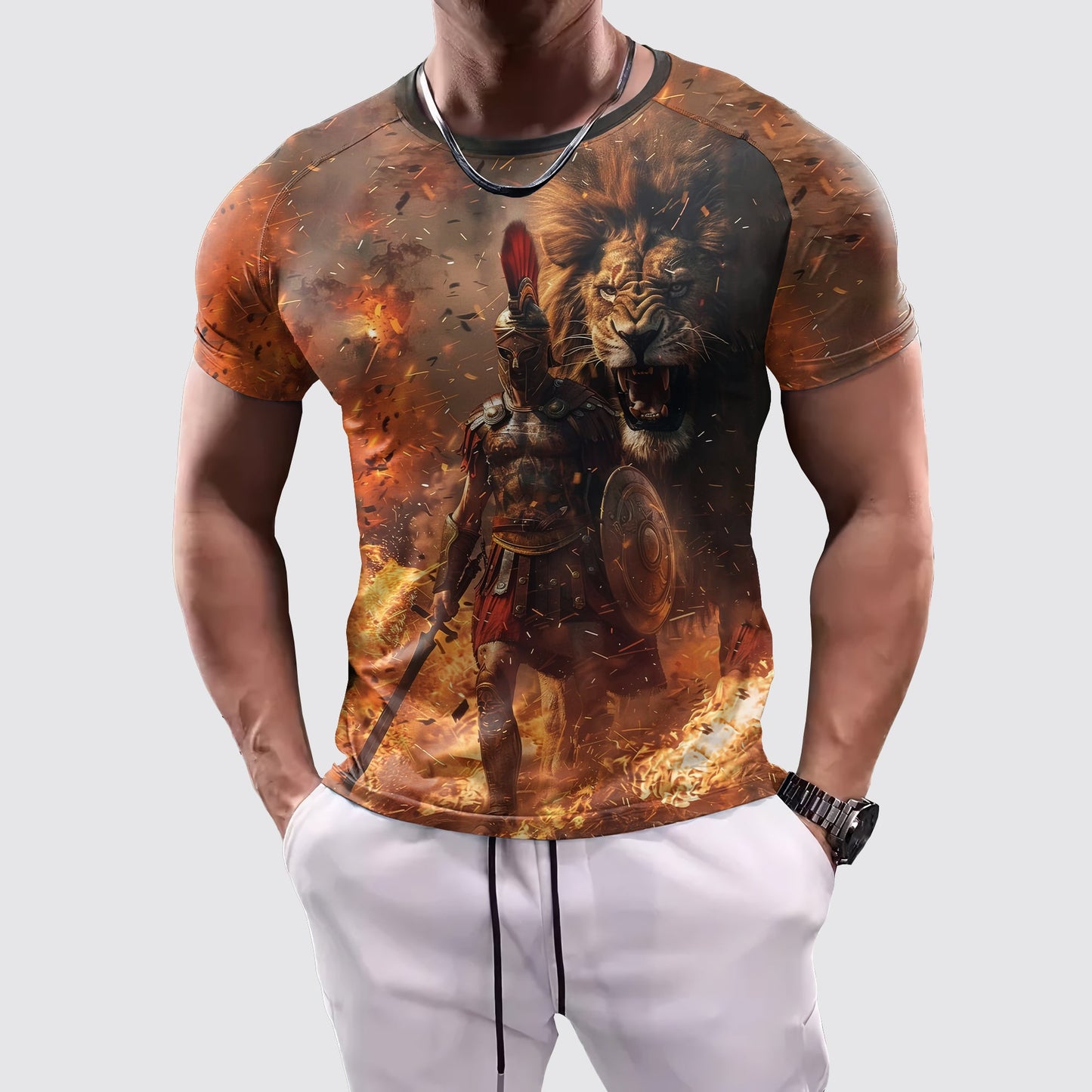 Warrior 3D Tight-Fitting Tee- AA05943