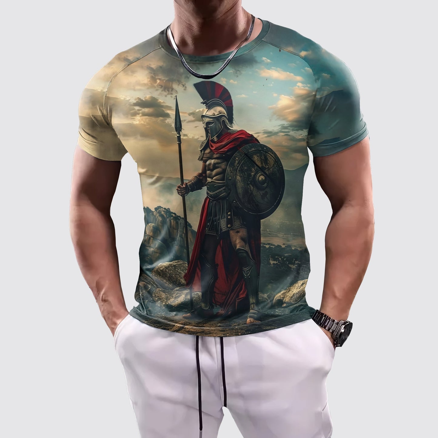 Warrior 3D Tight-Fitting Tee- AA05945