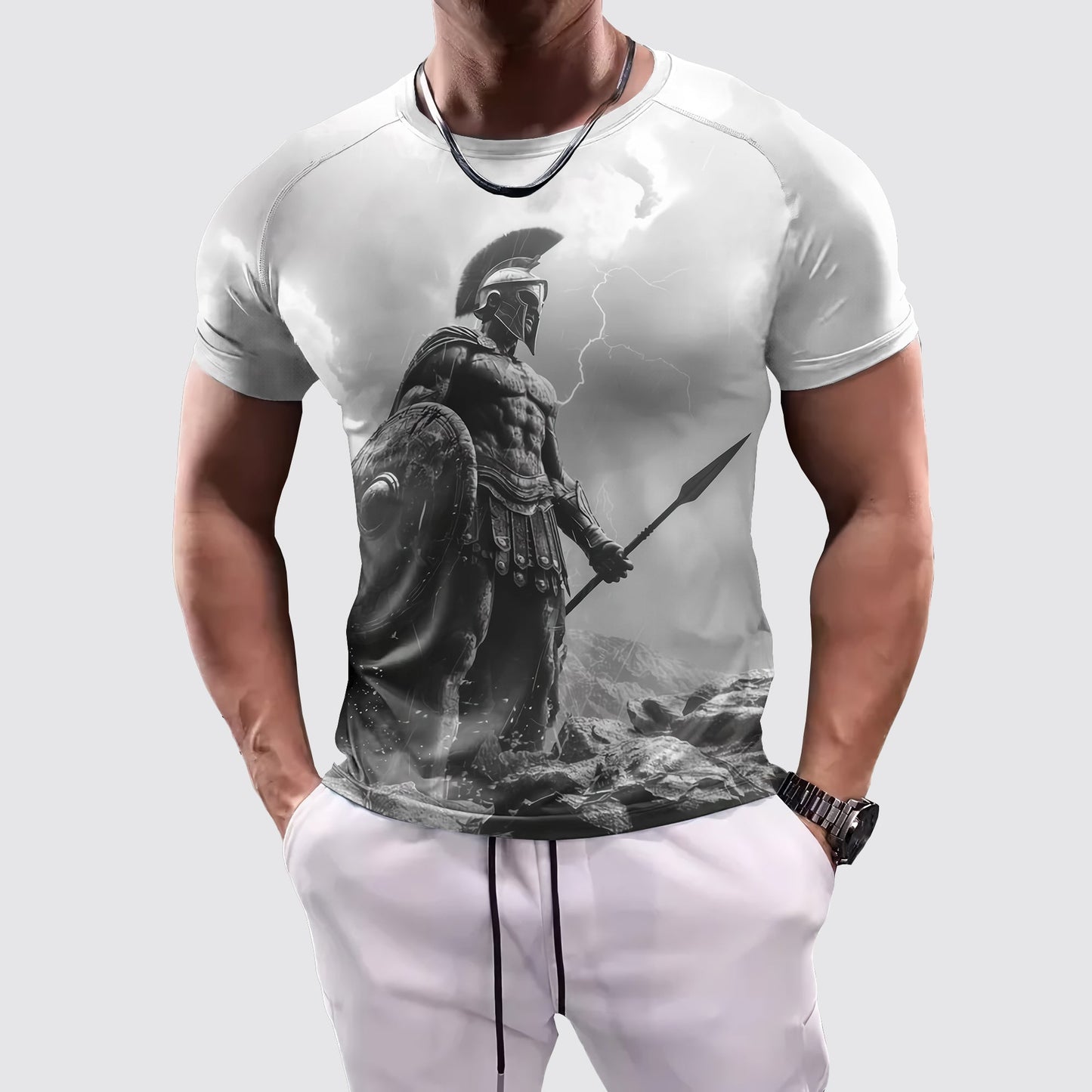 Warrior 3D Tight-Fitting Tee- AA05950