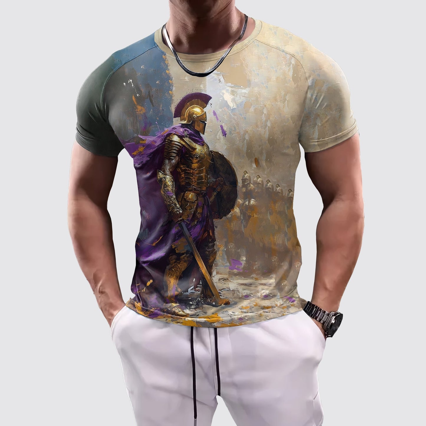 Warrior 3D Tight-Fitting Tee- AA05953