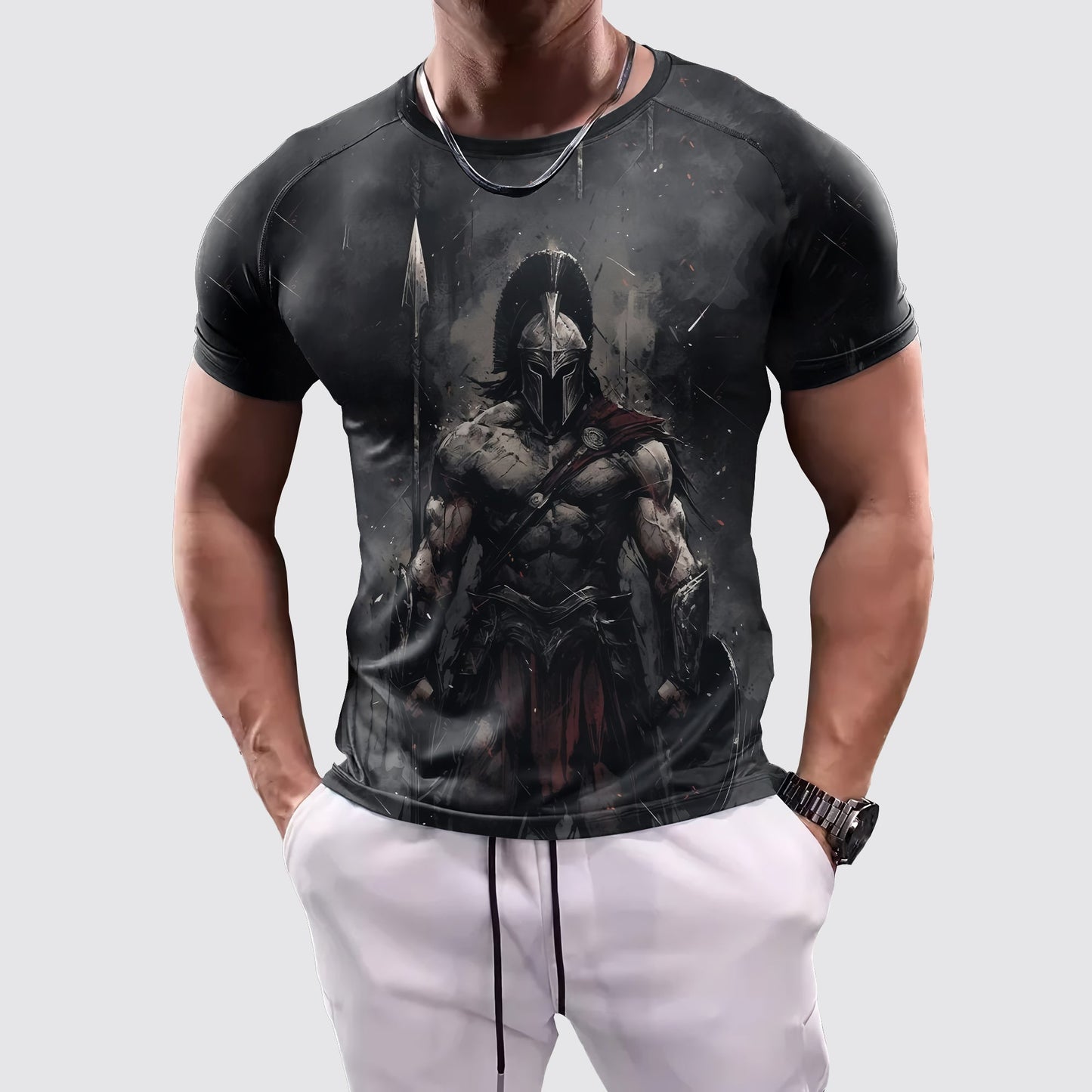 Warrior 3D Tight-Fitting Tee- AA05964