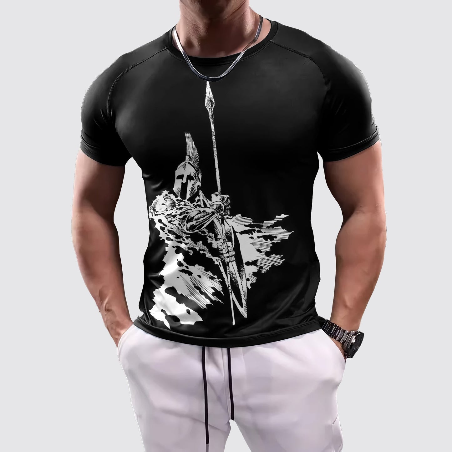 Warrior 3D Tight-Fitting Tee- AA05968