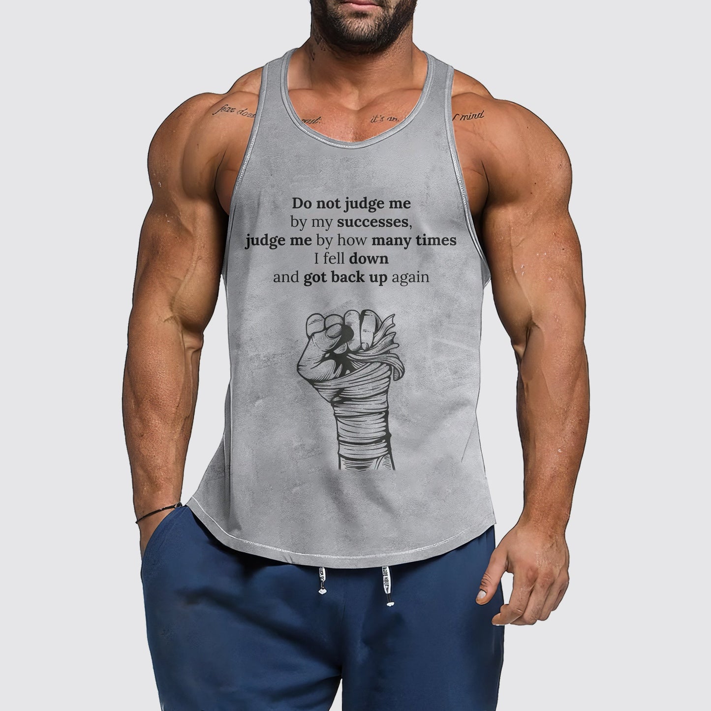 Ultimate Gym Tank Top for Men: Stay Cool and Comfy During Intense Workouts- AA06187