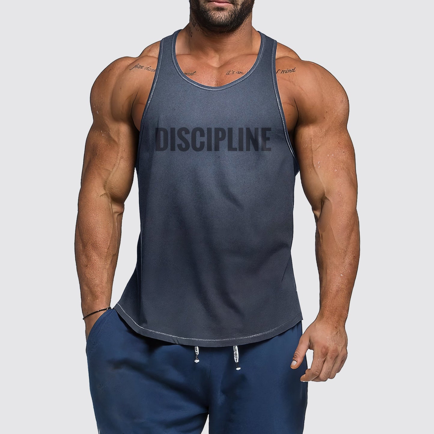 Ultimate Gym Tank Top for Men: Stay Cool and Comfy During Intense Workouts- AA06218