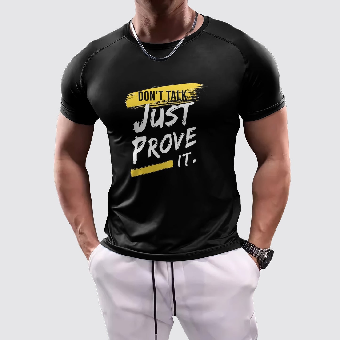 Elevate Your Performance: Tight-Fitting Tee- AA06465