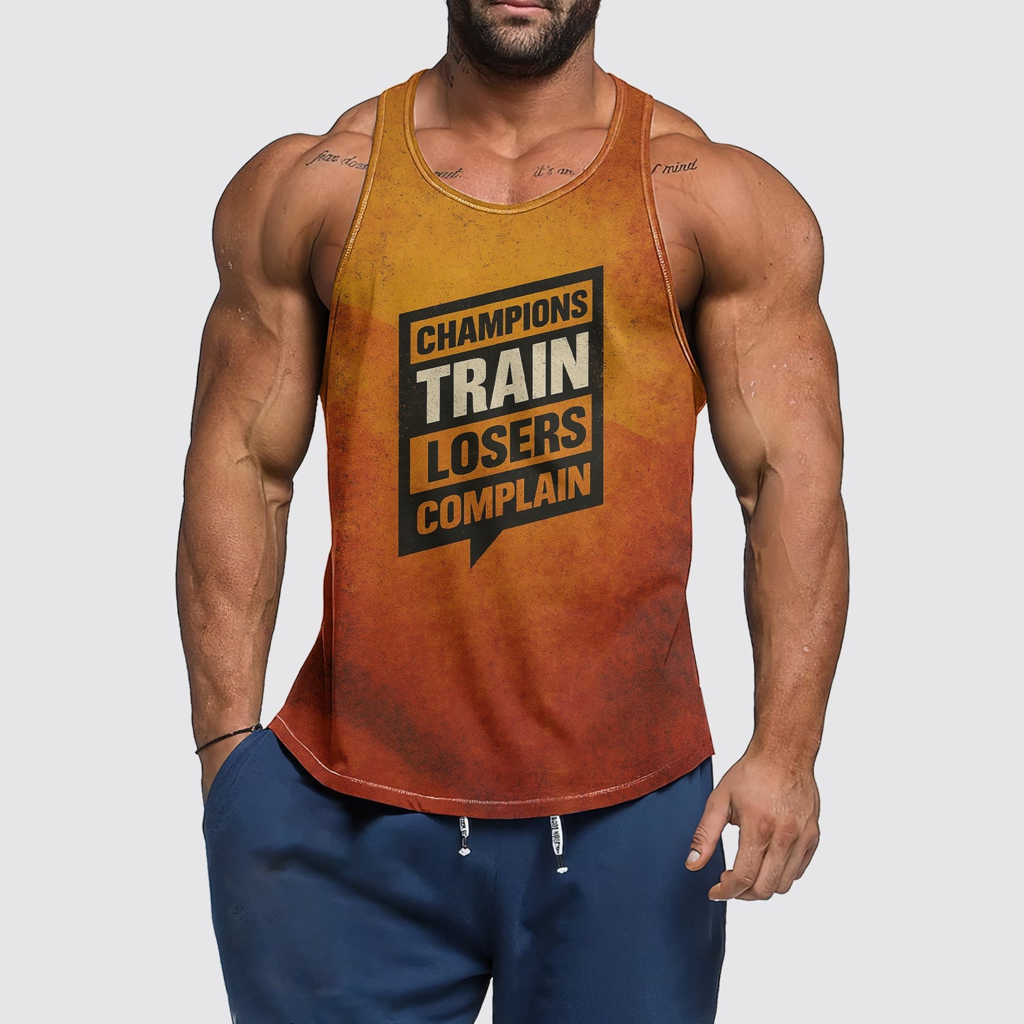 Ultimate Gym Tank Top for Men: Stay Cool and Comfy During Intense Workouts- AA06489