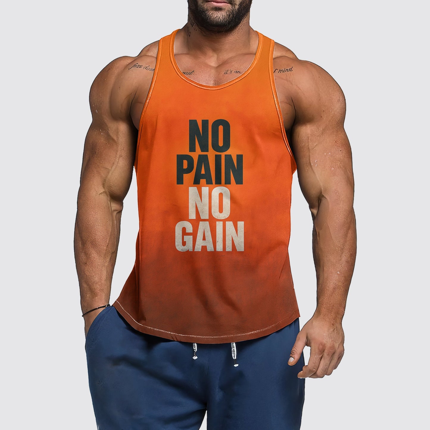 Ultimate Gym Tank Top for Men: Stay Cool and Comfy During Intense Workouts- AA06490