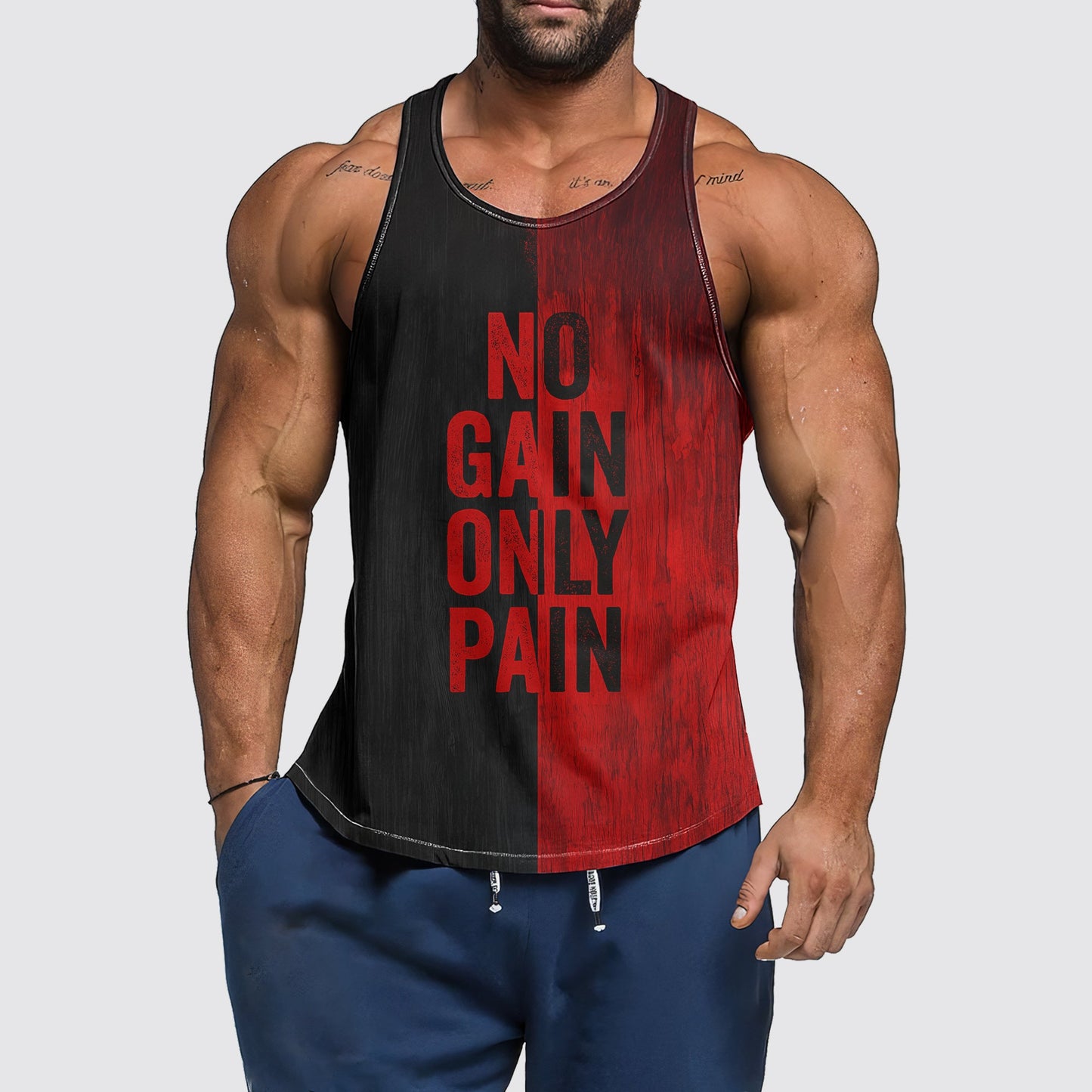 Ultimate Gym Tank Top for Men: Stay Cool and Comfy During Intense Workouts- AA06491