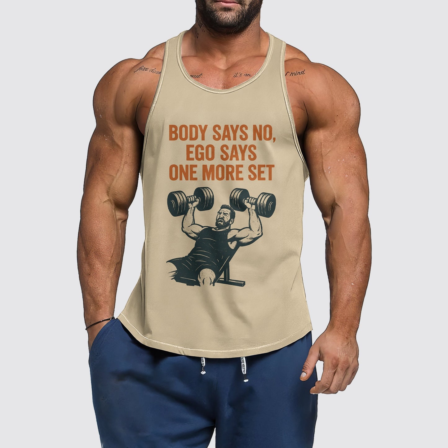 Ultimate Gym Tank Top for Men: Stay Cool and Comfy During Intense Workouts- AA06510