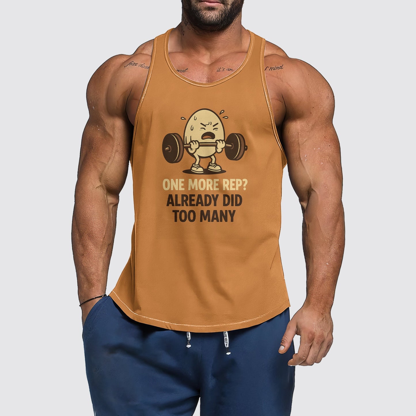 Ultimate Gym Tank Top for Men: Stay Cool and Comfy During Intense Workouts- AA06512