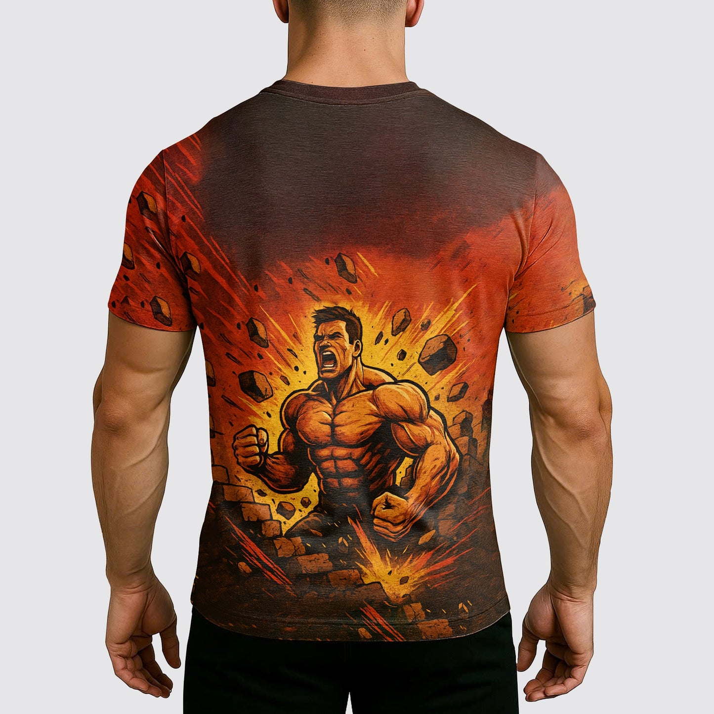 Ultimate Gym T-shirt for Men: Stay Cool and Comfy During Intense Workouts- AA07049