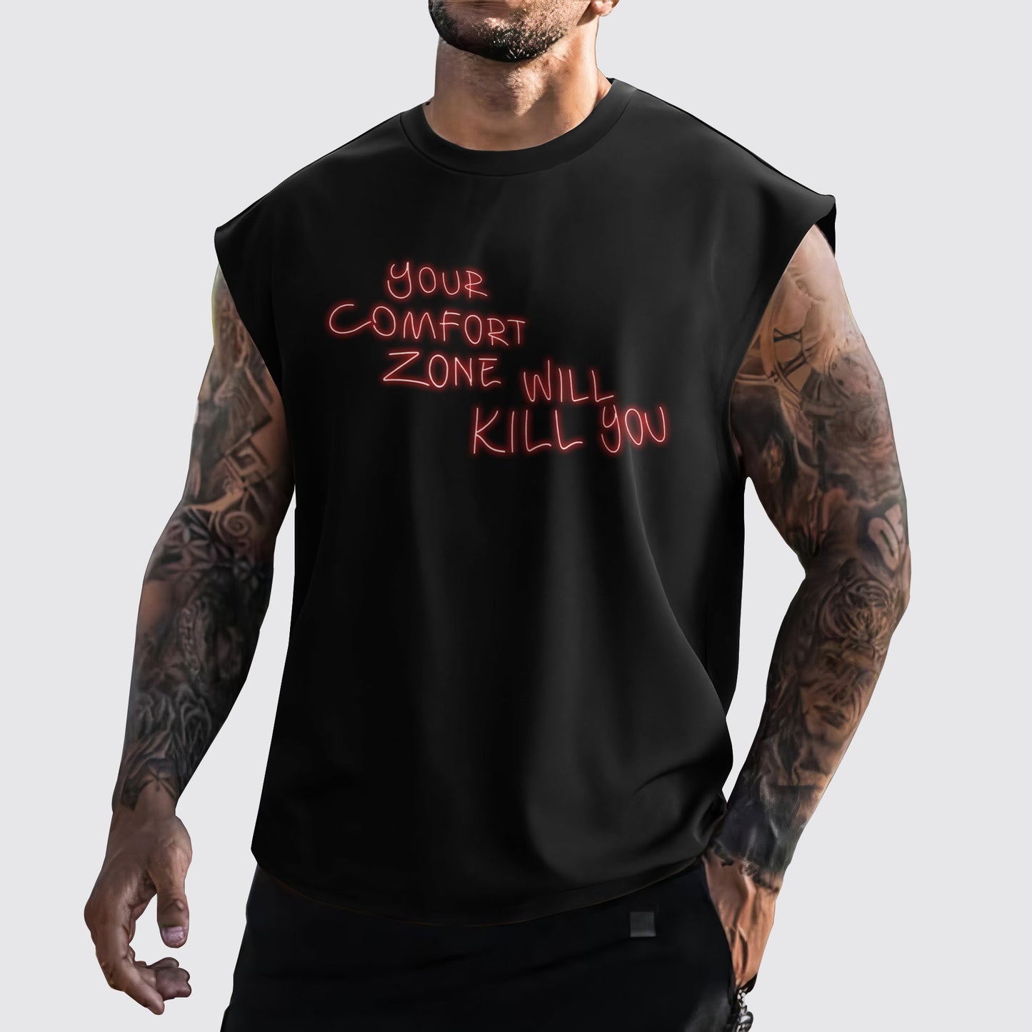 MuscleMax Cut-Off Tank- AA07259