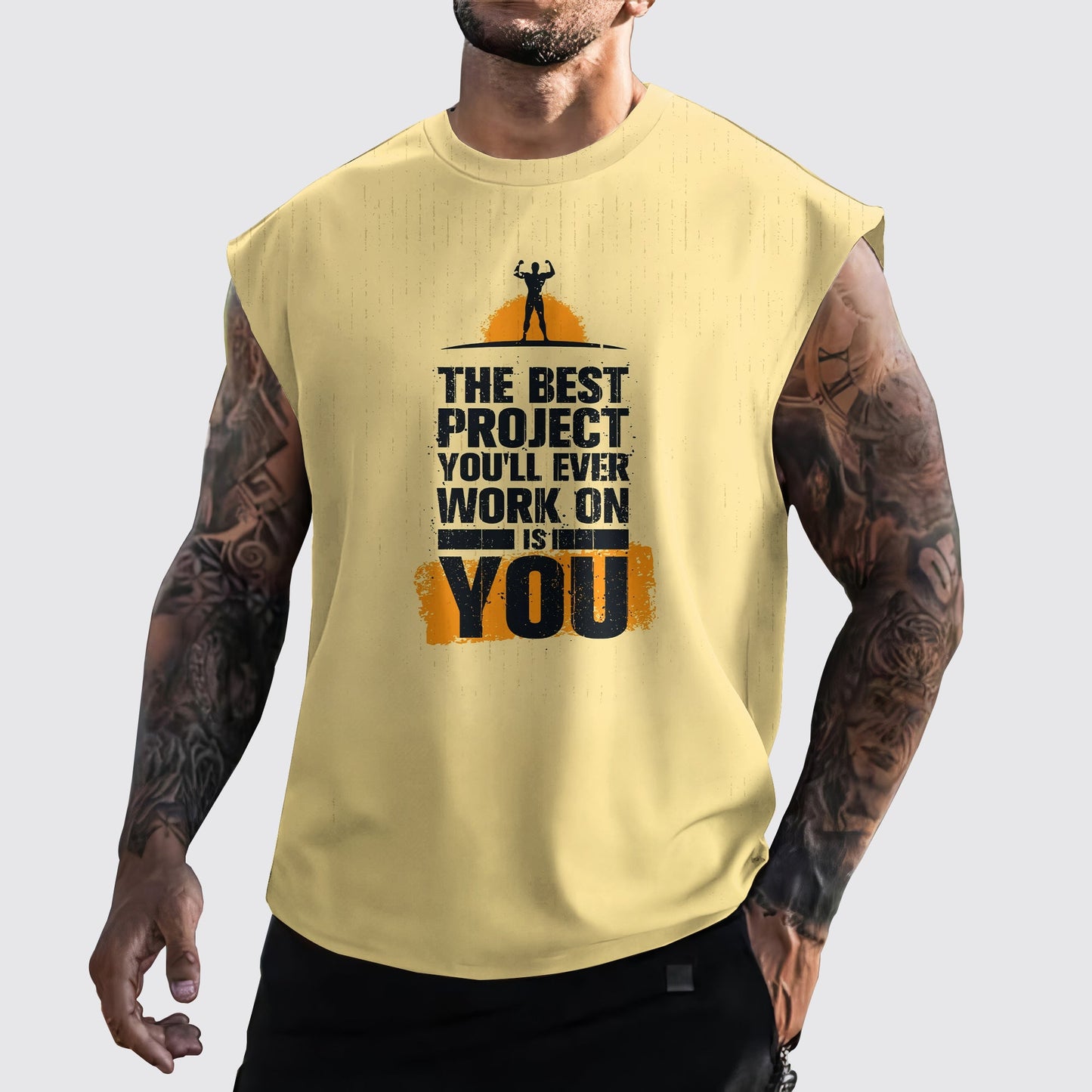 MuscleMax Cut-Off Tank- AA07279