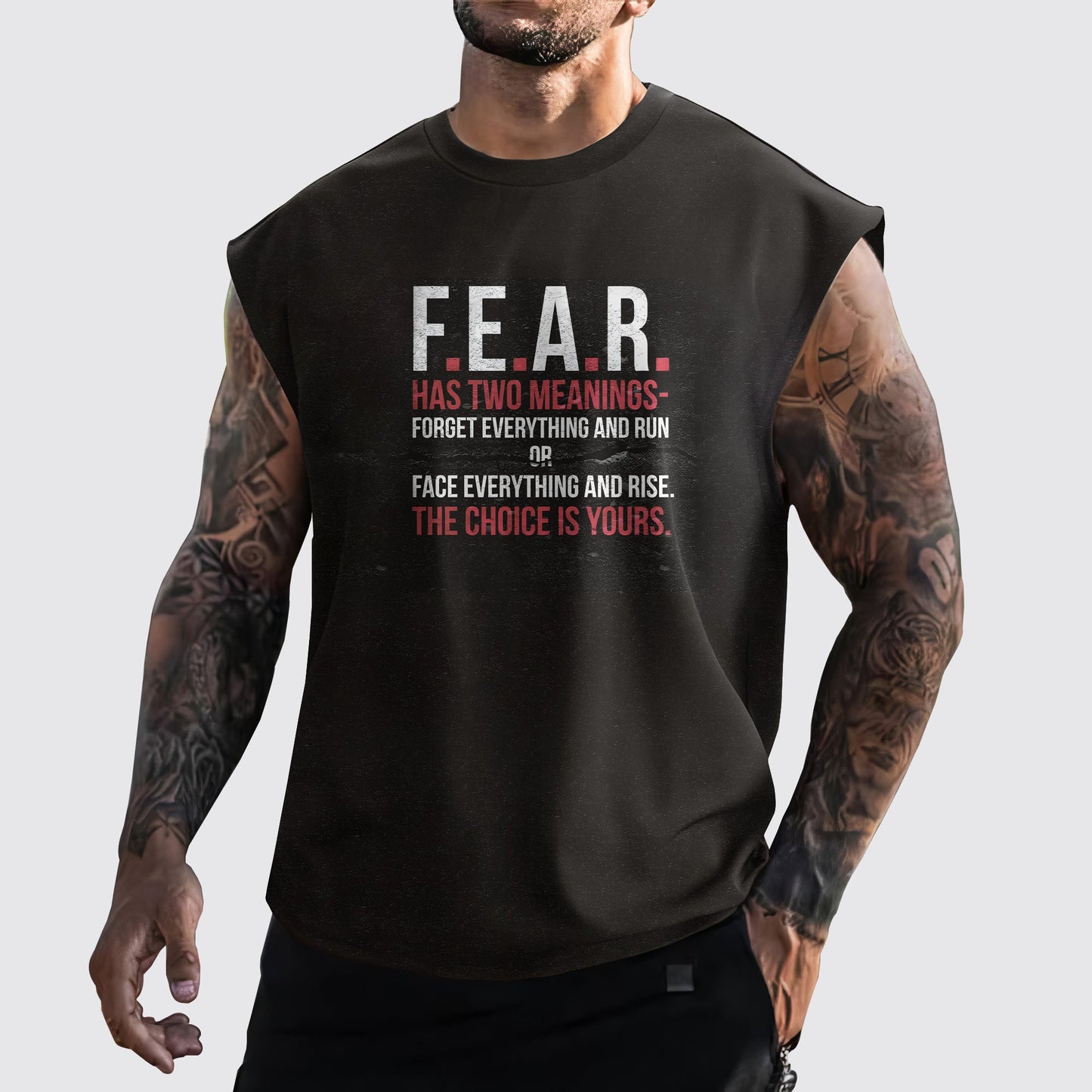 MuscleMax Cut-Off Tank- AA07304