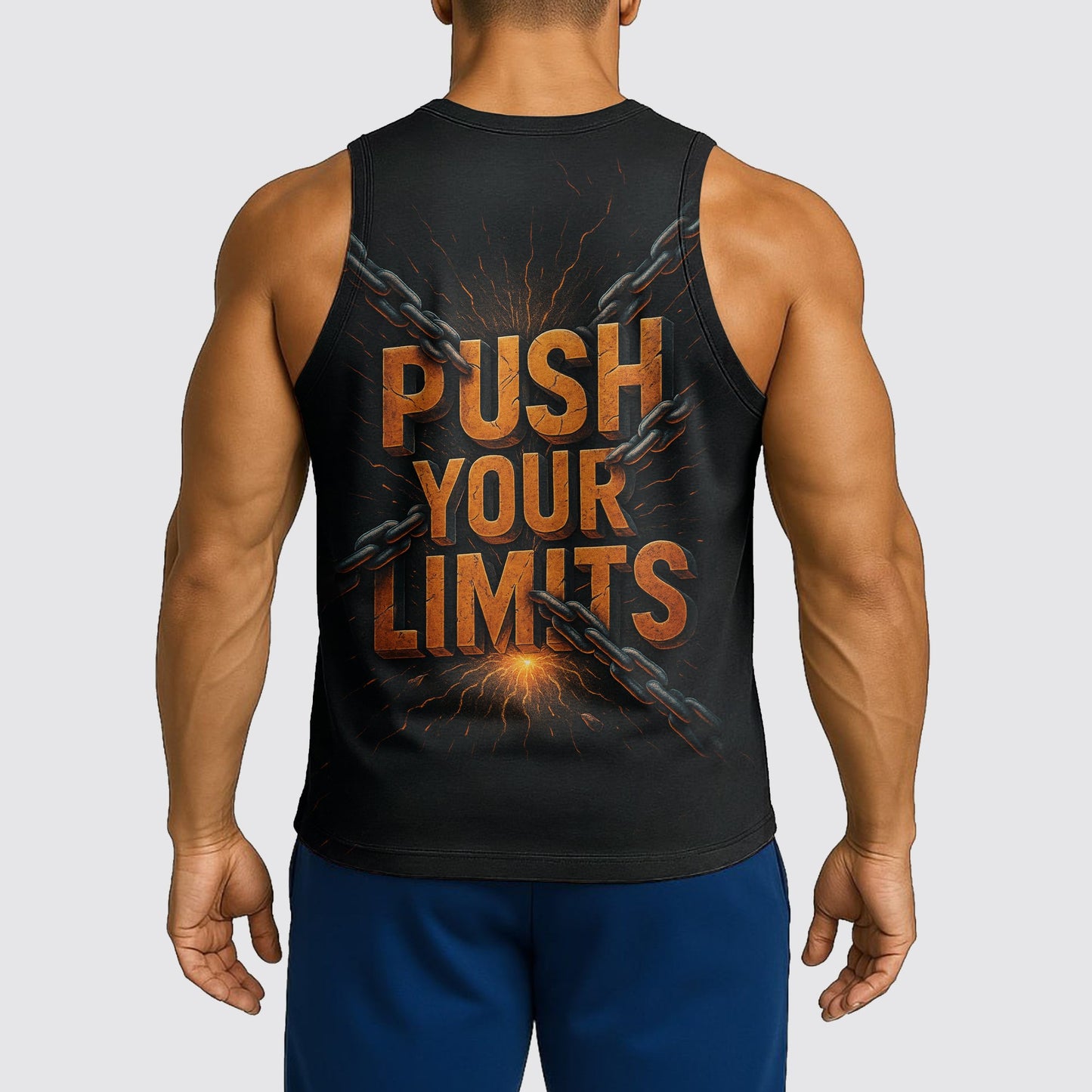Ultimate Gym Tank Top for Men: Stay Cool and Comfy During Intense Workouts- AA07451