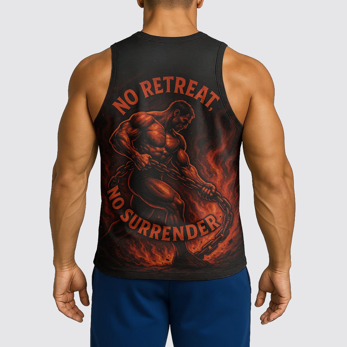 Ultimate Gym Tank Top for Men: Stay Cool and Comfy During Intense Workouts- AA07453