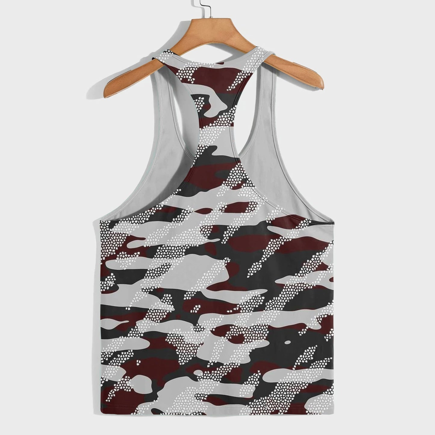 Camo Racerback Tank Top – Tactical Strength for Bodybuilders- AA07597