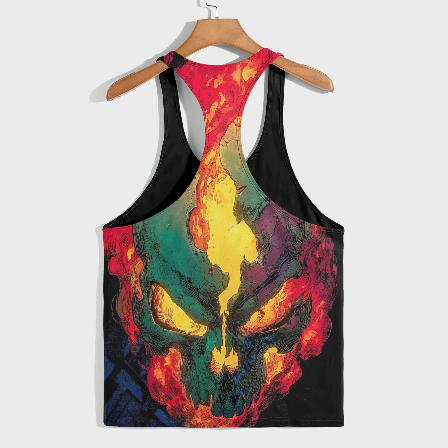 Skull 3D Racerback Tank Top- AA08535