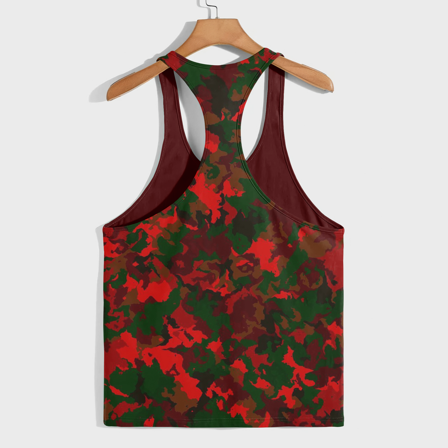 Camo Racerback Tank Top – Tactical Strength for Bodybuilders- AA08848