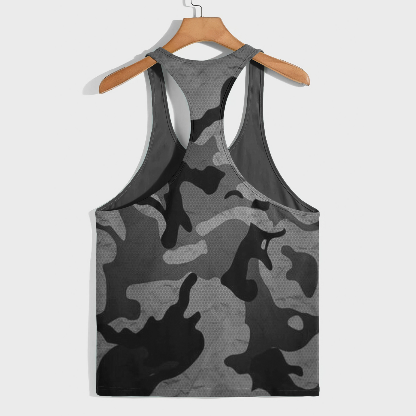 Camo Racerback Tank Top – Tactical Strength for Bodybuilders- AA08855