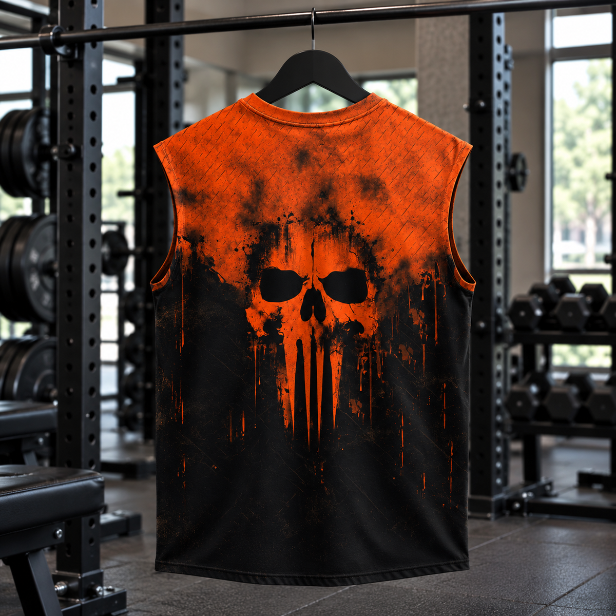 Dread Skull Cut-Off Tank- TT03322