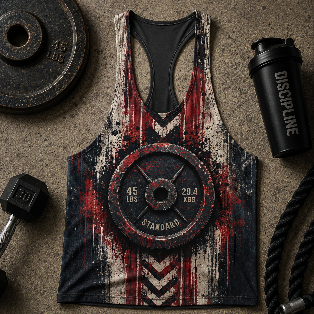 Bodybuilding Racerback Tank Top- TT03223