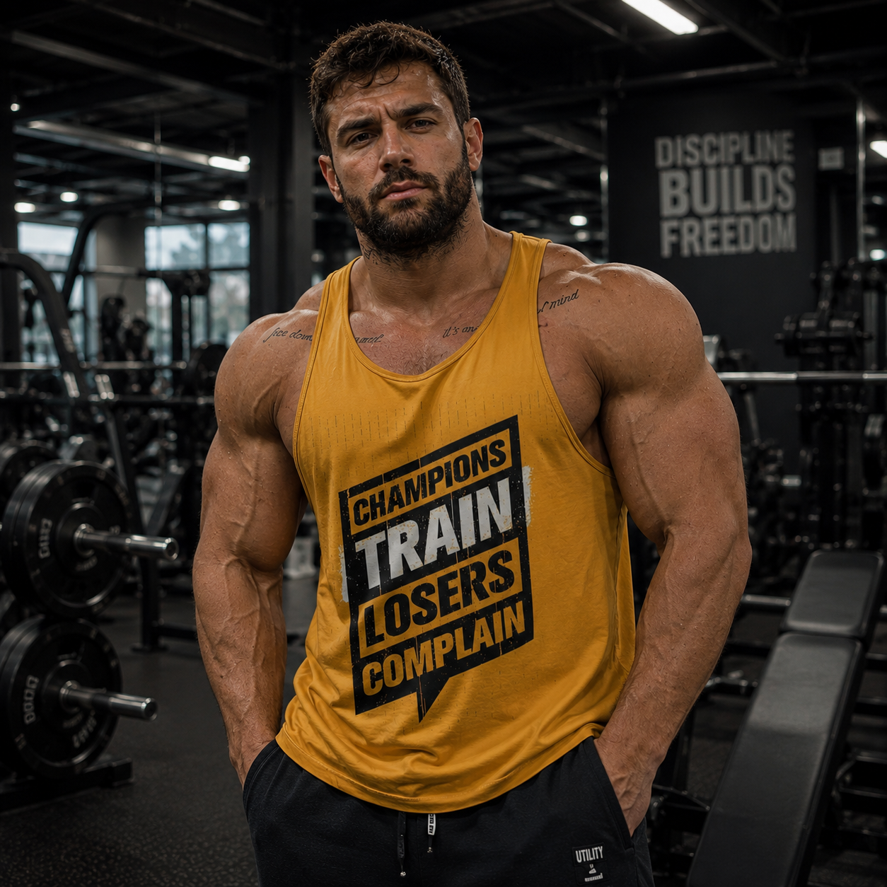 Ultimate Gym Tank Top for Men: Stay Cool and Comfy During Intense Workouts- AA00853