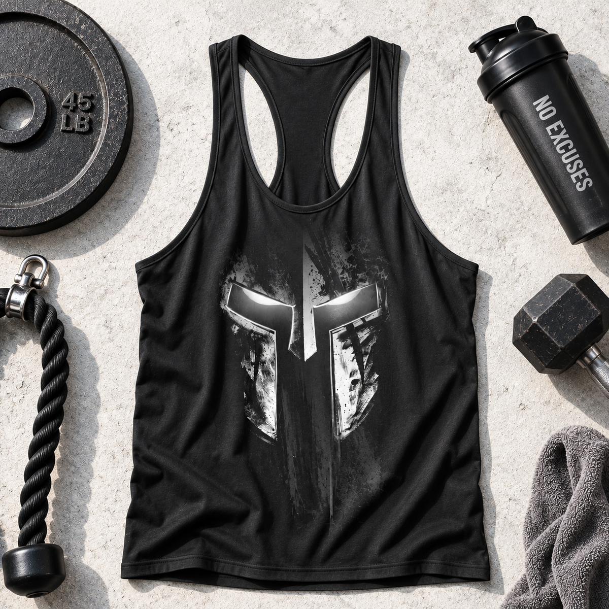 Warrior Spirit 3D Racerback Tank Top- AA05256