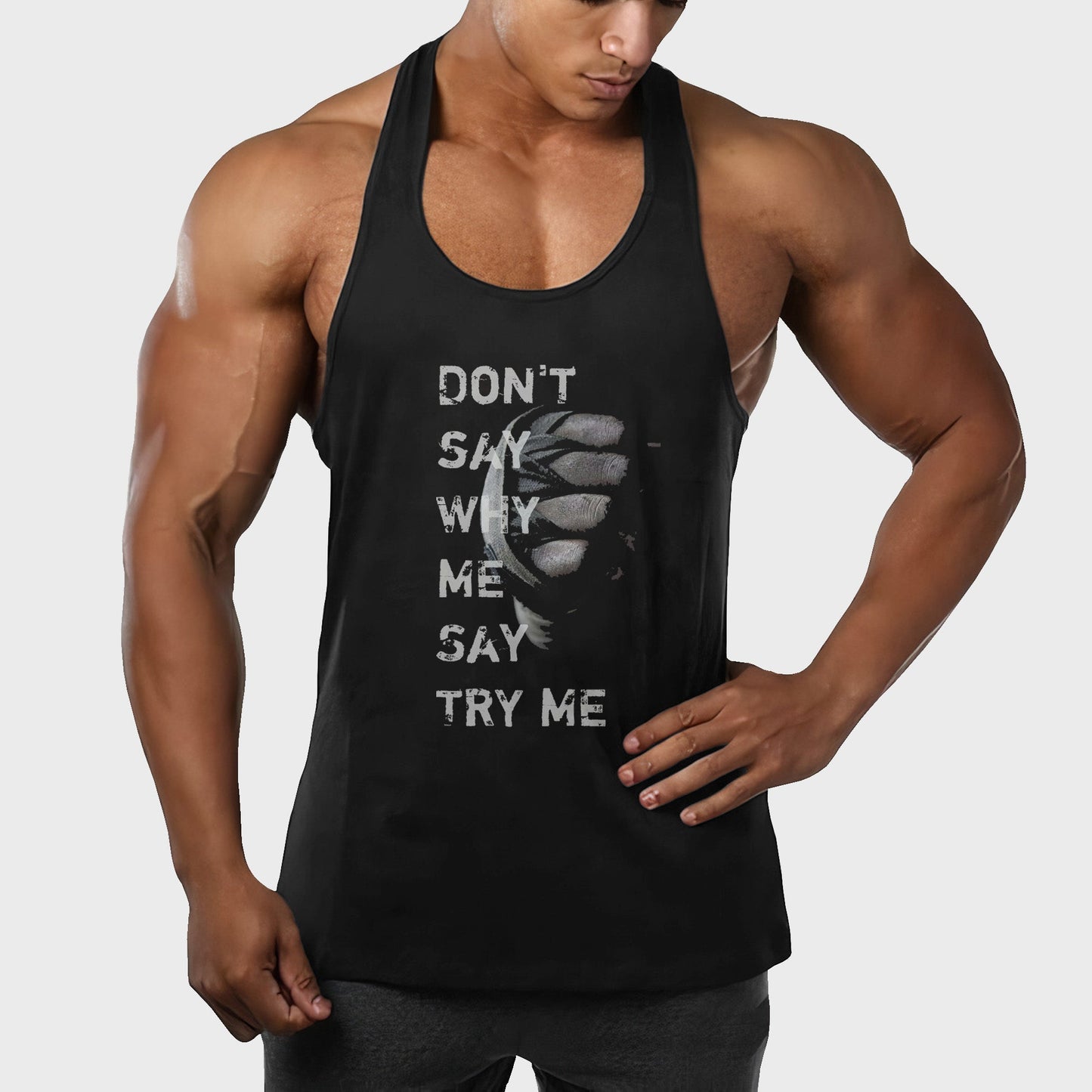 Customizable Bodybuilding Racerback Tank Top- TT01627
