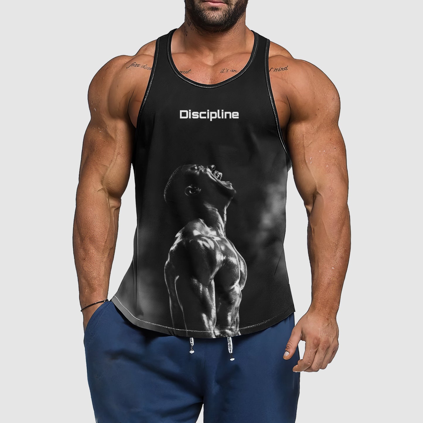 Ultimate Gym Tank Top for Men: Stay Cool and Comfy During Intense Workouts- TT02007