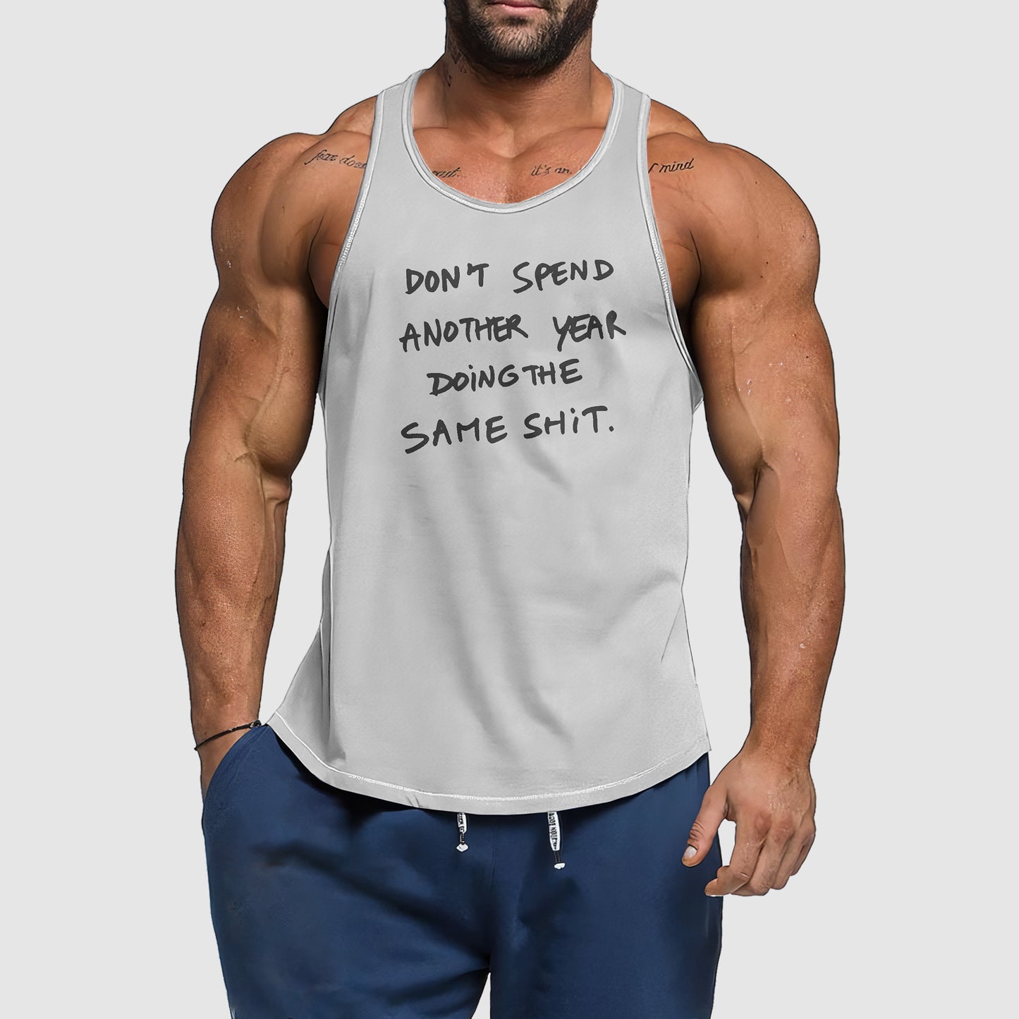 Ultimate Gym Tank Top for Men: Stay Cool and Comfy During Intense Workouts- TT02040