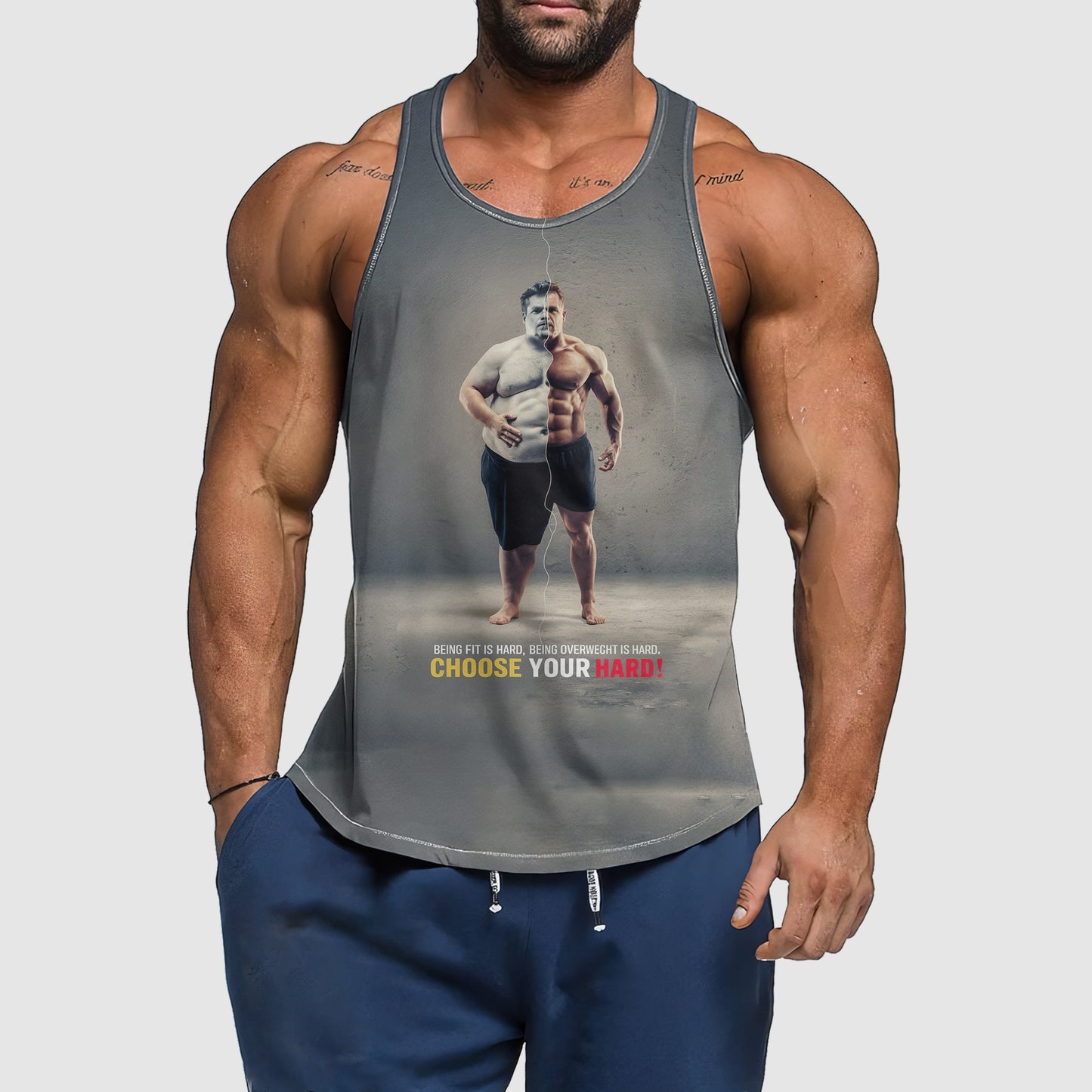 Ultimate Gym Tank Top for Men: Stay Cool and Comfy During Intense Workouts- TT02055