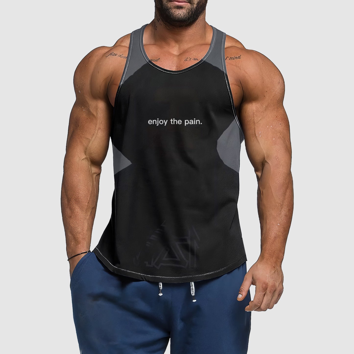 Ultimate Gym Tank Top for Men: Stay Cool and Comfy During Intense Workouts- TT02069