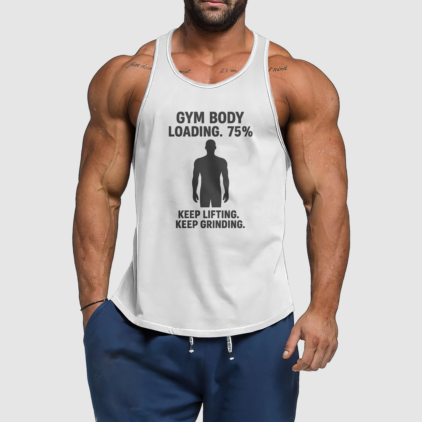 Ultimate Gym Tank Top for Men: Stay Cool and Comfy During Intense Workouts- TT02088