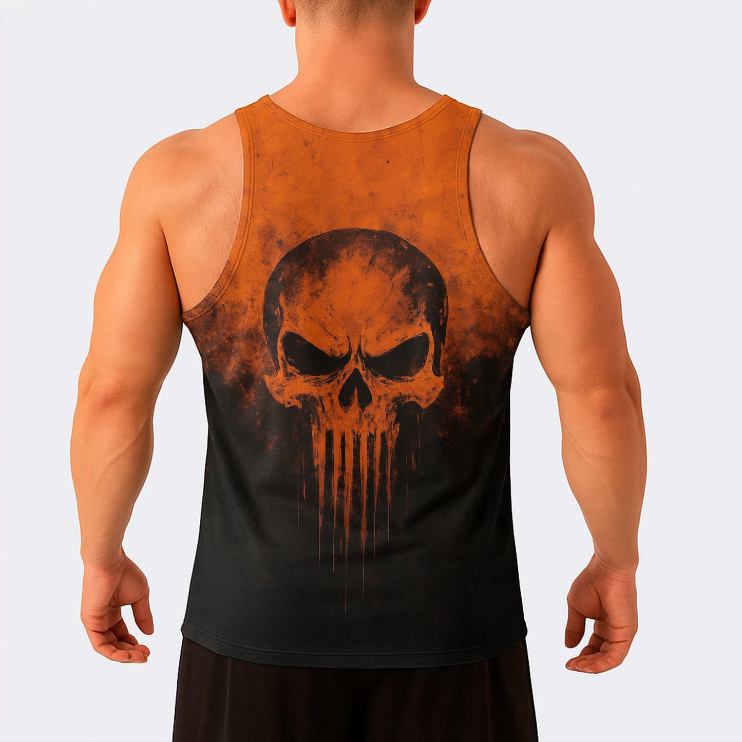 Skull Power Training Tank Top for Men- TT02588