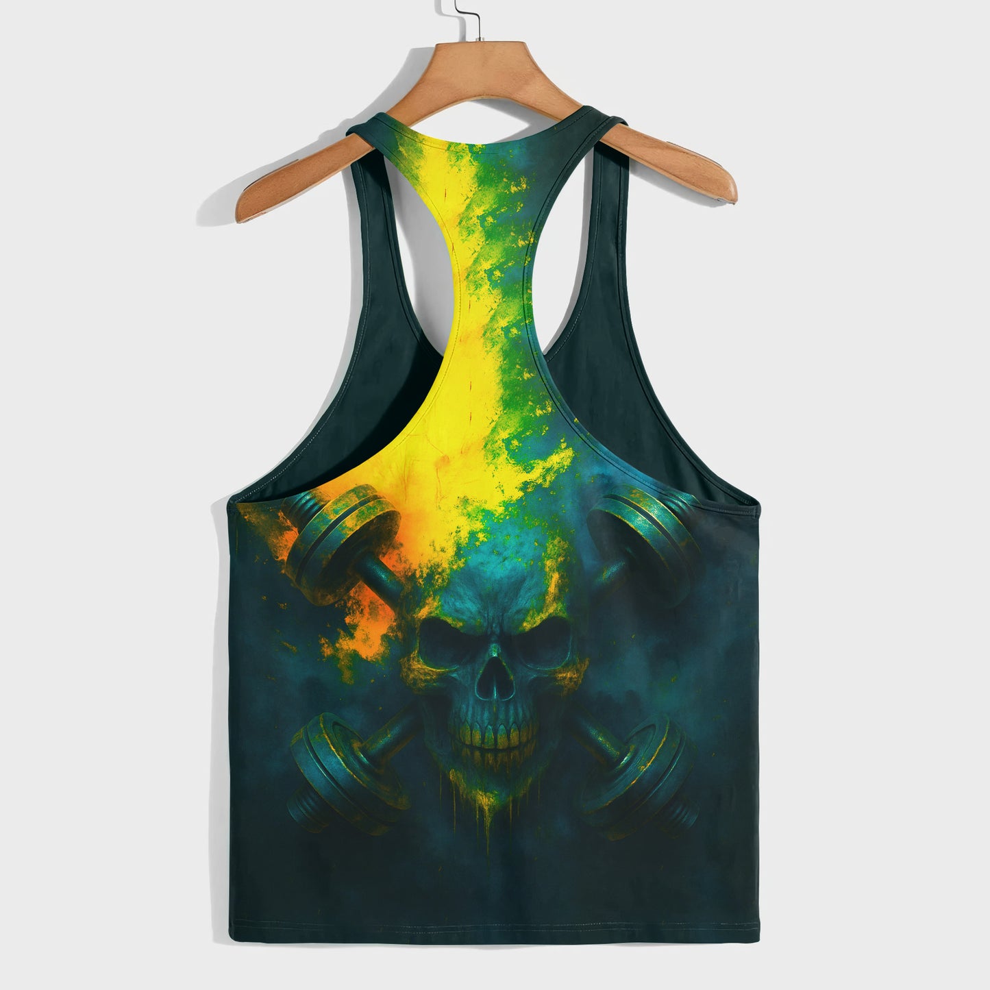 Skull 3D Racerback Tank Top- TT02688