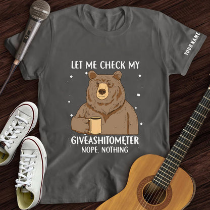 Let Me Check Tee- Customized Premium T-Shirt- AA00314