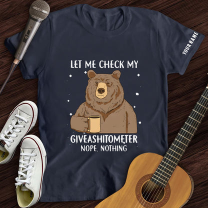 Let Me Check Tee- Customized Premium T-Shirt- AA00314