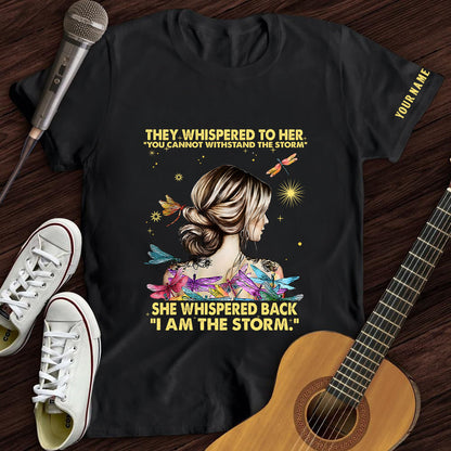 I am The Storm Tee- Customized Premium T-Shirt- AA00321