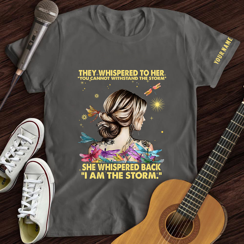 I am The Storm Tee- Customized Premium T-Shirt- AA00321