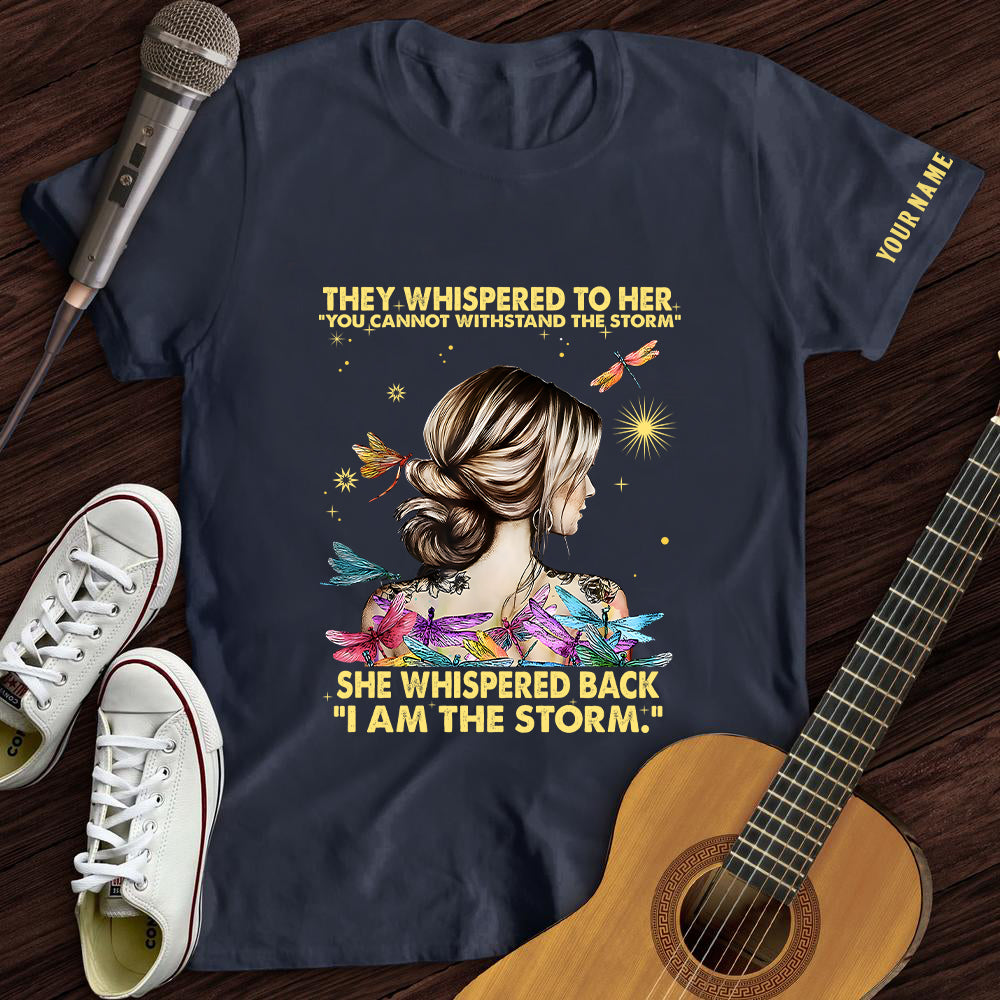 I am The Storm Tee- Customized Premium T-Shirt- AA00321