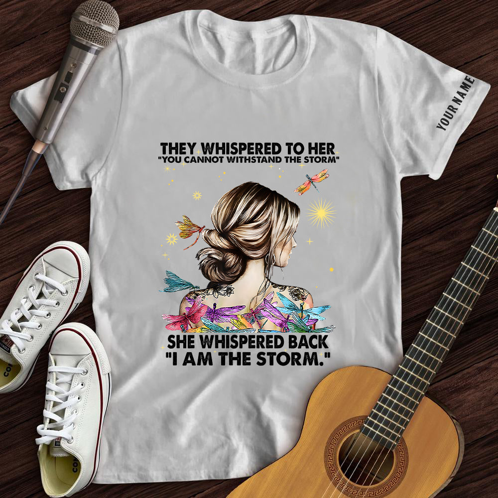 I am The Storm Tee- Customized Premium T-Shirt- AA00321