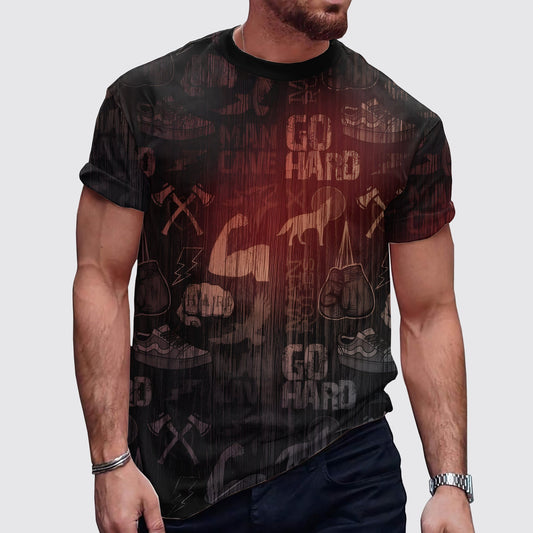 Ultimate Gym T-shirt for Men: Stay Cool and Comfy During Intense Workouts- AA00673