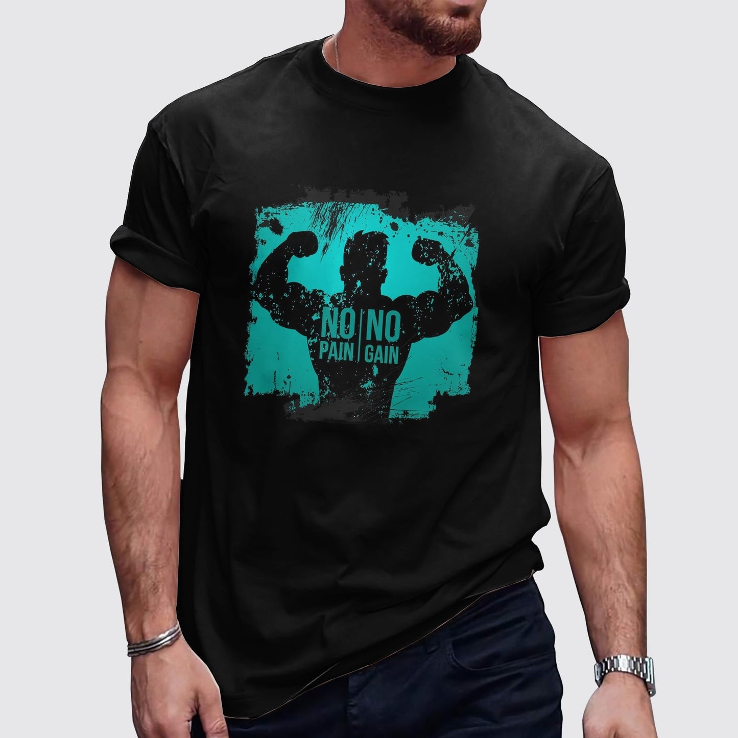 Ultimate Gym T-shirt for Men: Stay Cool and Comfy During Intense Workouts- AA00694