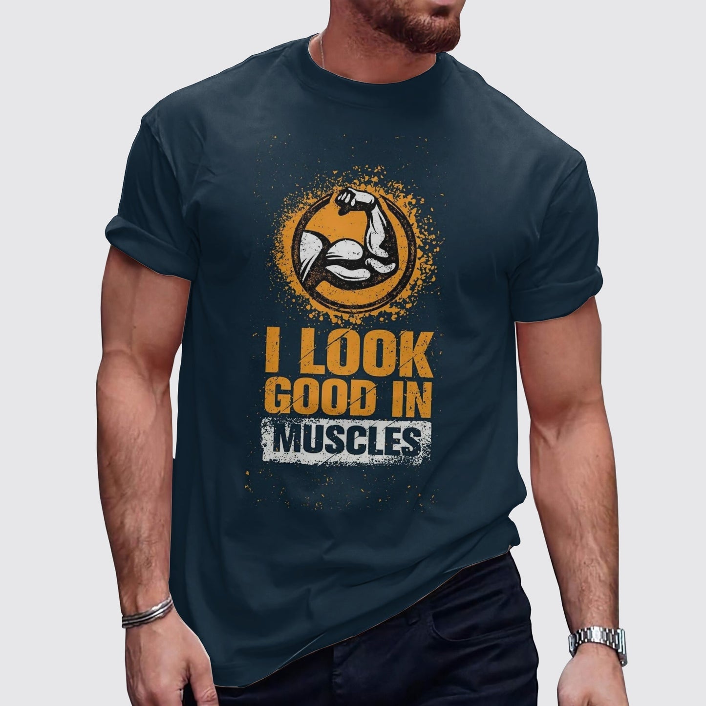 Ultimate Gym T-shirt for Men: Stay Cool and Comfy During Intense Workouts- AA00707